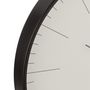 Voir la diapositive 2 : Paris Prix Horloge Murale Design Ronde  Gerbert  41cm Noir