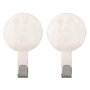 Voir la diapositive 1 : Paris Prix Lot de 2 Crochets Adhésifs  Fixeo  7cm Chrome