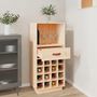 Voir la diapositive 3 : VIDAXL Armoire a vin 45x34x100 cm Bois de pin massif