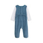 Voir la diapositive 2 : Petit Béguin Pyjama bébé en velours Tao