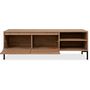 Voir la diapositive 4 : HOMIFAB Meuble TV effet chêne 150 cm - Ronda
