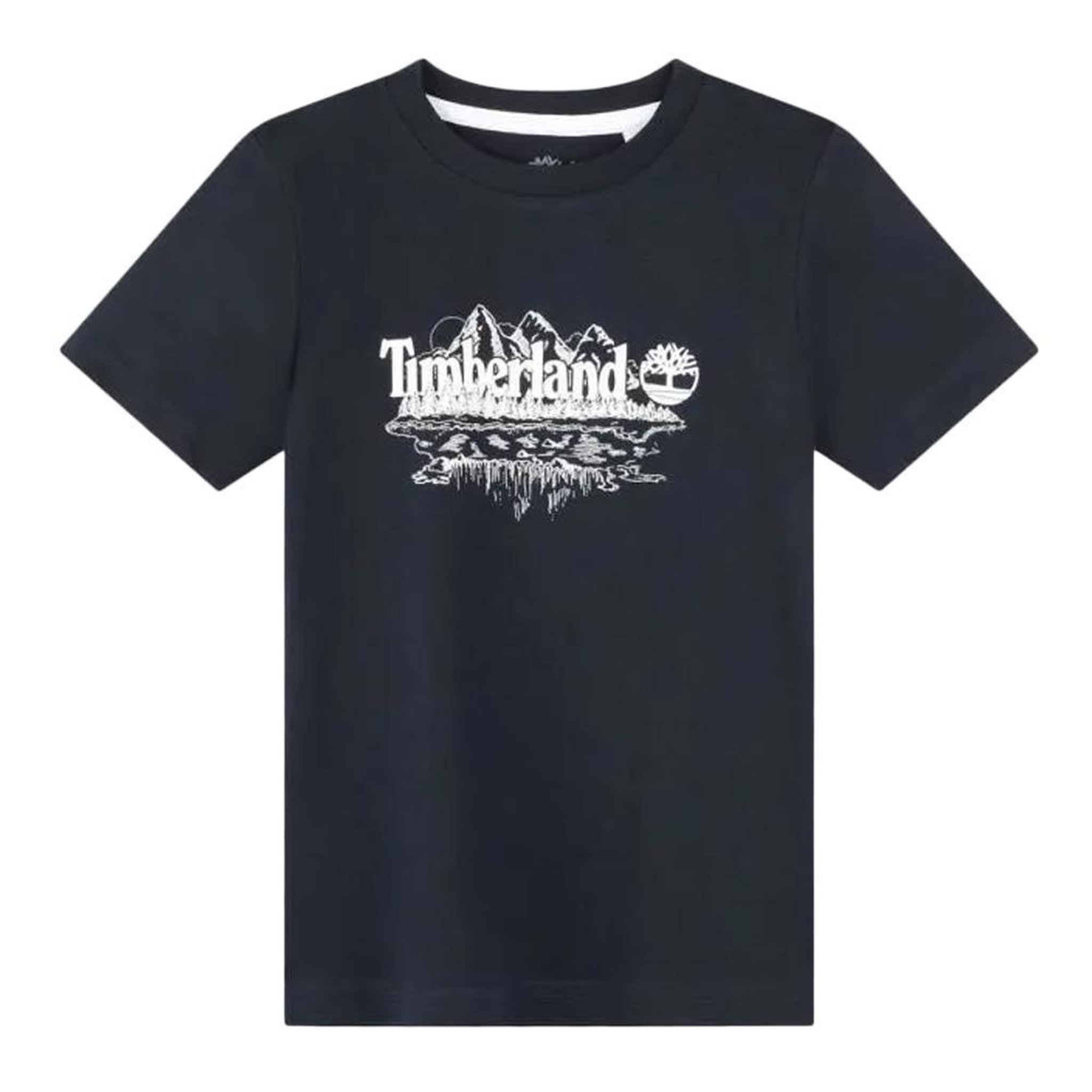 TIMBERLAND T-Shirt Marine Bébé Timberland T60139. Coloris disponibles : Bleu