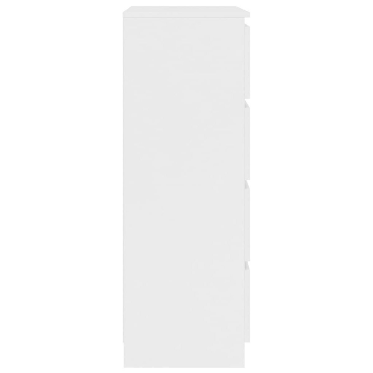 VIDAXL Buffet Blanc 60x35x98,5 cm Bois d'ingenierie