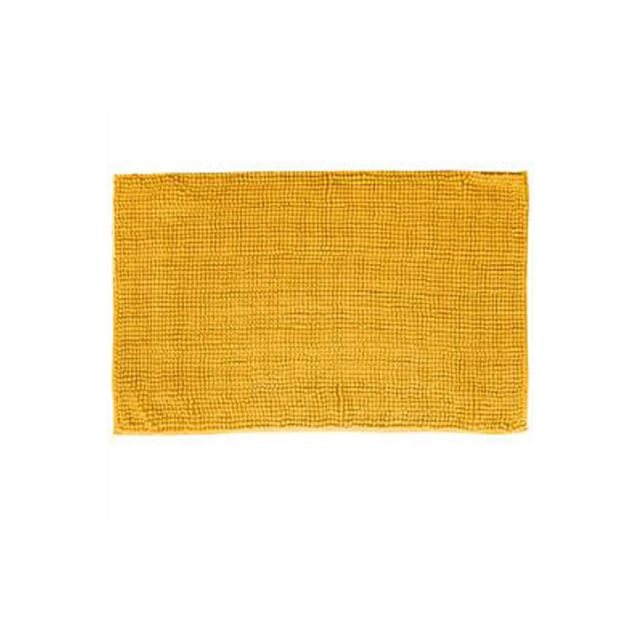 FIVE Tapis de salle de bain  chenille  50x80cm jaune