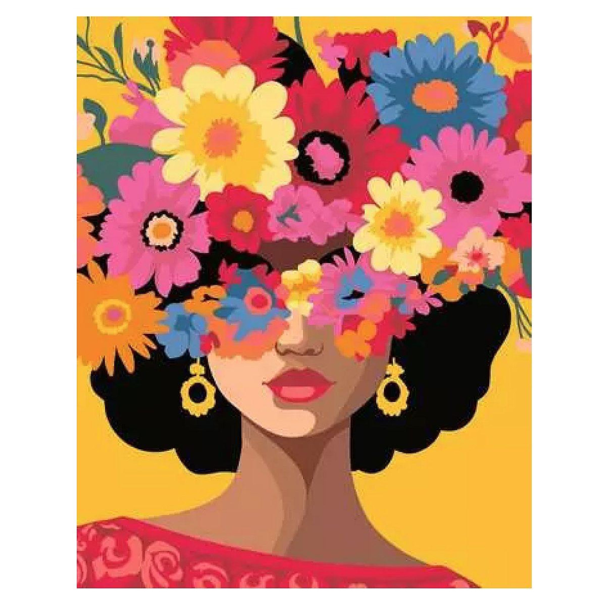 Voir la diapositive 2 : RAVENSBURGER Creart - 24x30 cm - blooming beauty