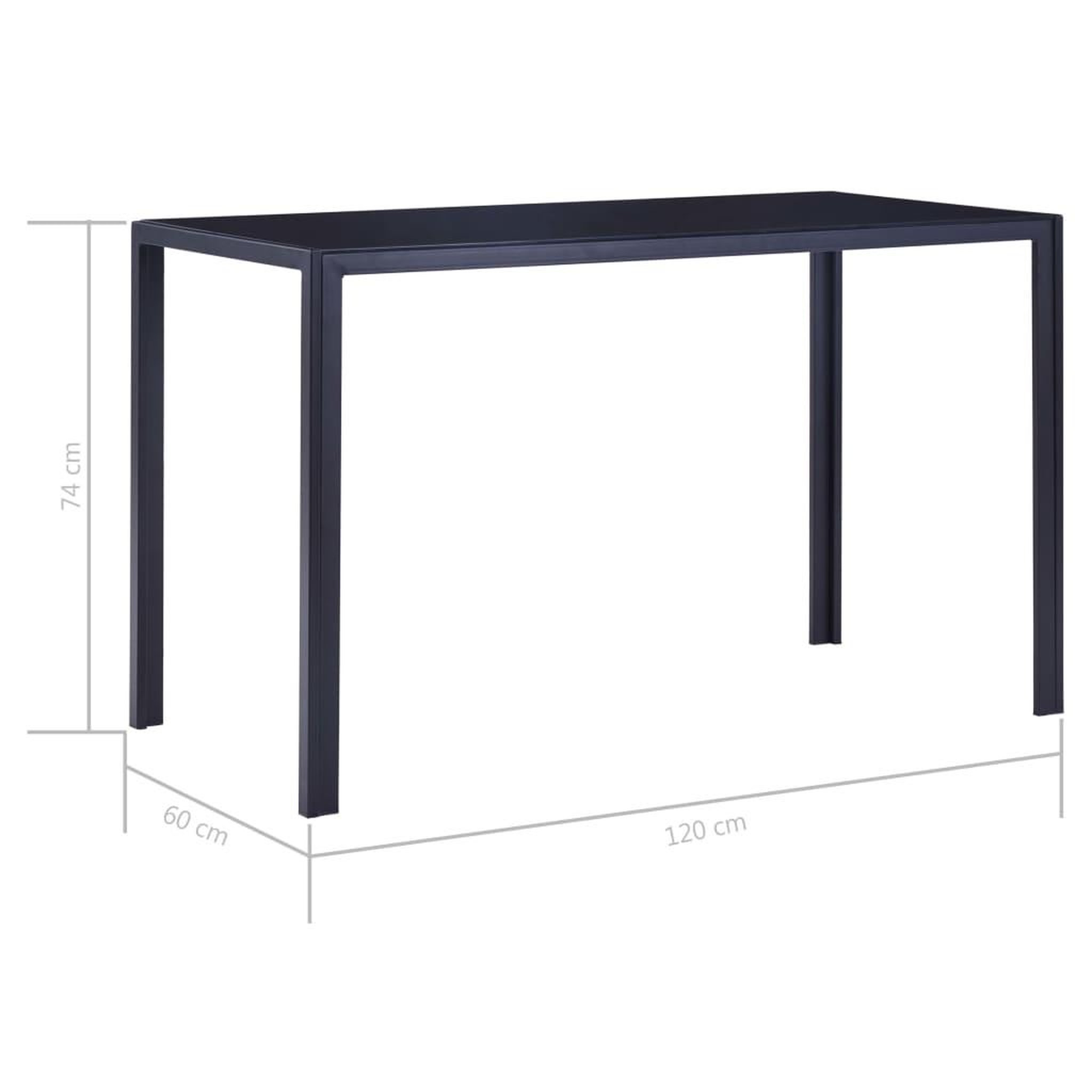 Voir la diapositive 6 : VIDAXL Ensemble a dîner 7 pcs Bleu