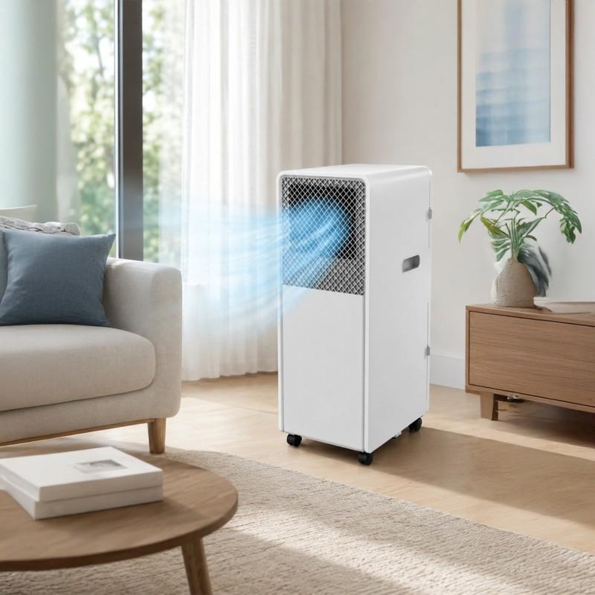 Voir la diapositive 3 : Climatiseur mobile 12000 btu - chaud/froid - pompe à chaleur