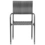 Voir la diapositive 5 : VIDAXL Mobilier a dîner d'exterieur 7 pcs Resine tressee Gris