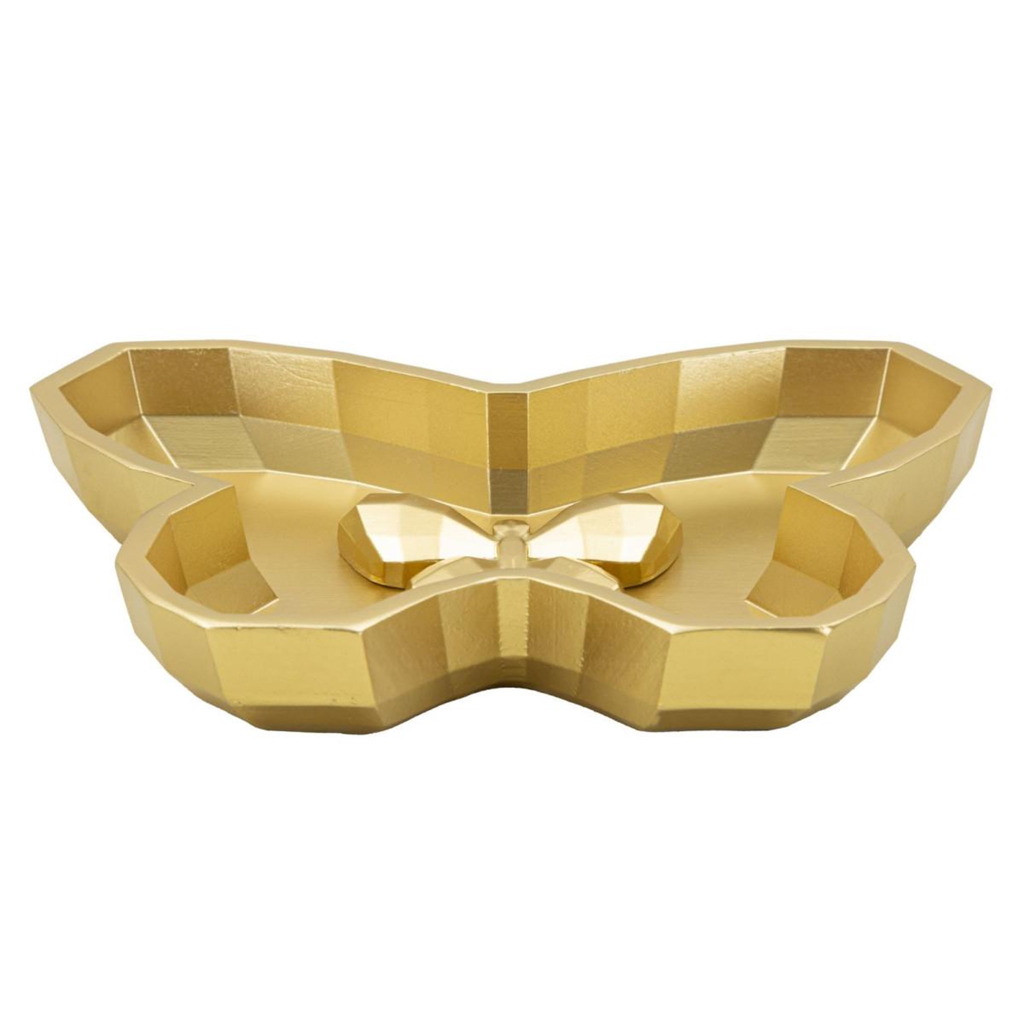 Voir la diapositive 2 : Paris Prix Vide-poche design  butterfly  20cm or