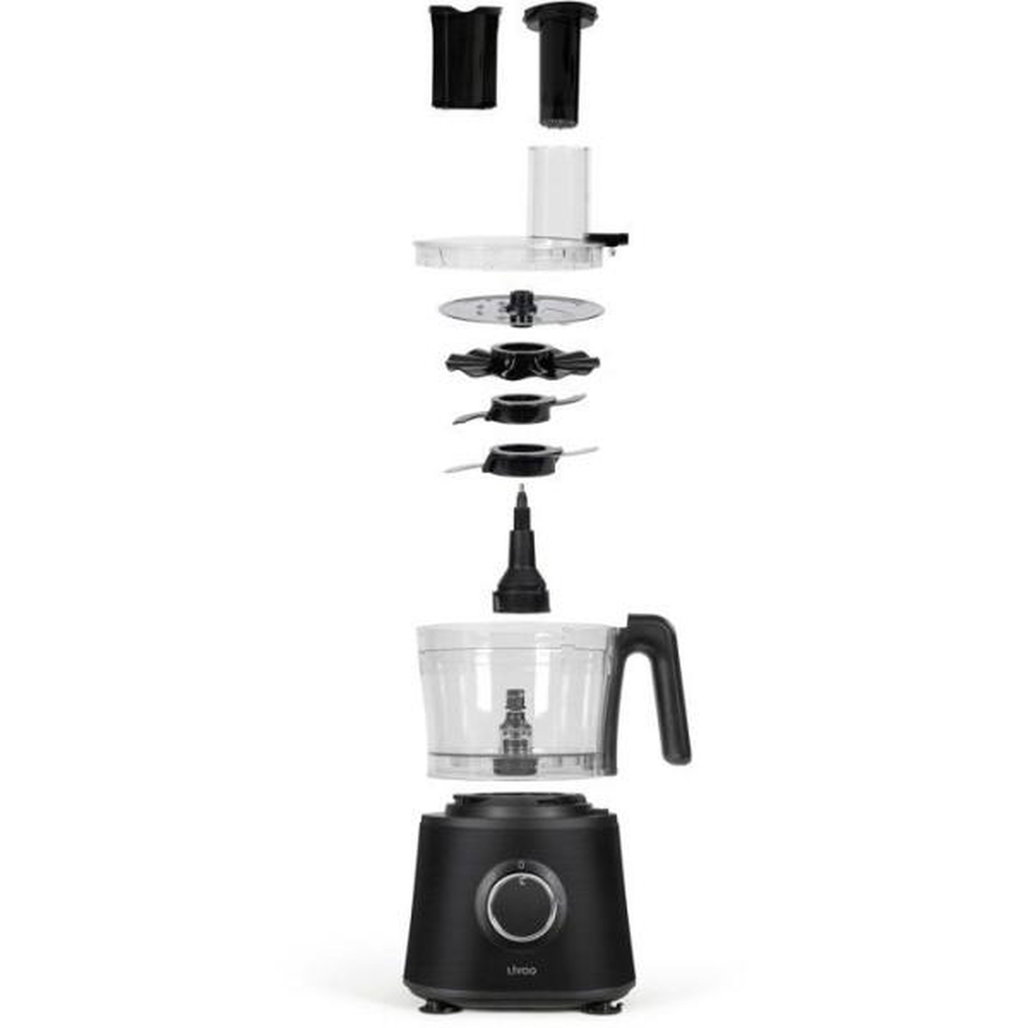 Voir la diapositive 6 : LIVOO Robot multifonctions 1.5l 600w noir - dop250n