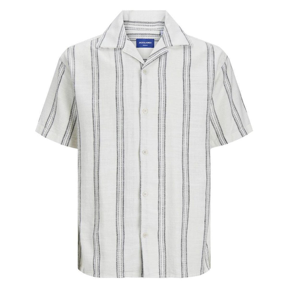 Jack & Jones Chemisette Rayures Blanc/ Homme Jack & Jones Cabana
