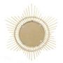 Voir la diapositive 2 : Paris Prix Miroir Mural Design en Rotin  Aina  70cm Naturel