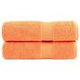 Voir la diapositive 1 : VIDAXL Serviettes de douche de qualité supérieure SOLUND 2 pcs orange