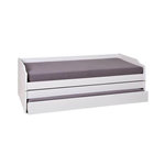 INTERLINK Lit gigogne LOTAR 90x200 blanc