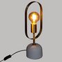 Voir la diapositive 3 : ATMOSPHERA Lampe à Poser Design  Edi  44cm Or