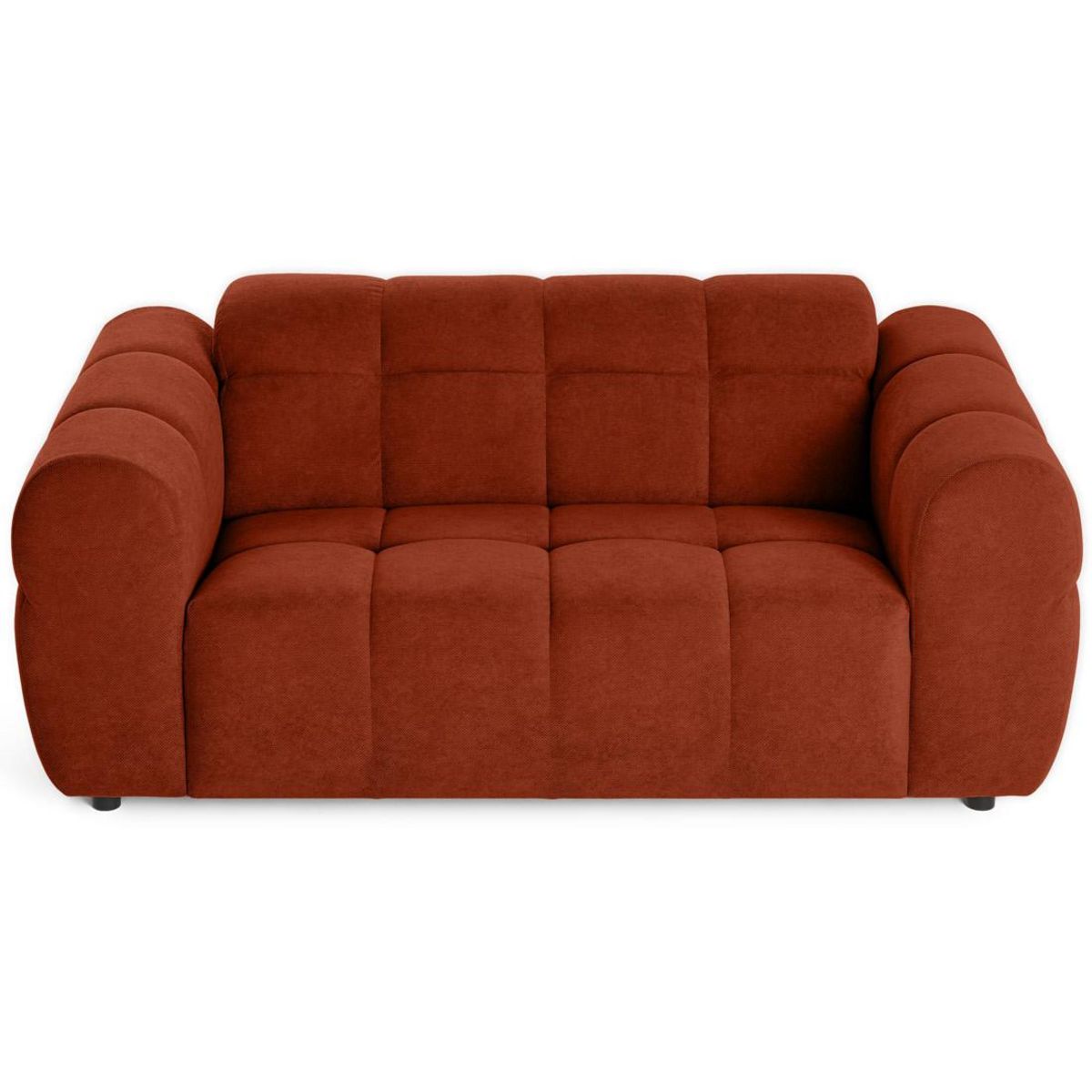 LISA DESIGN Ray - canapé droit 2 places en tissu texturé