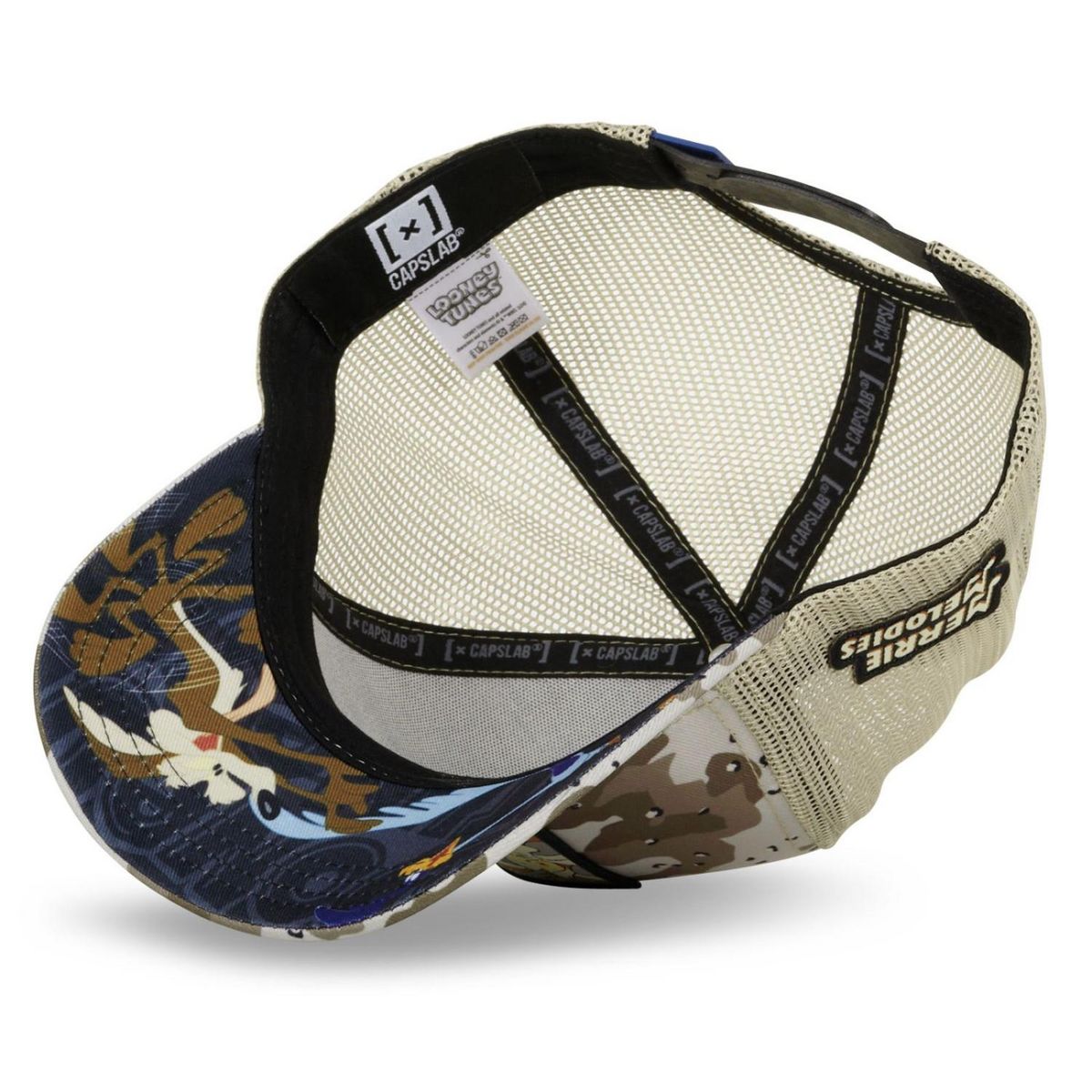 CAPSLAB Casquette homme trucker camouflage Looney Tunes Bip Bip Coyote