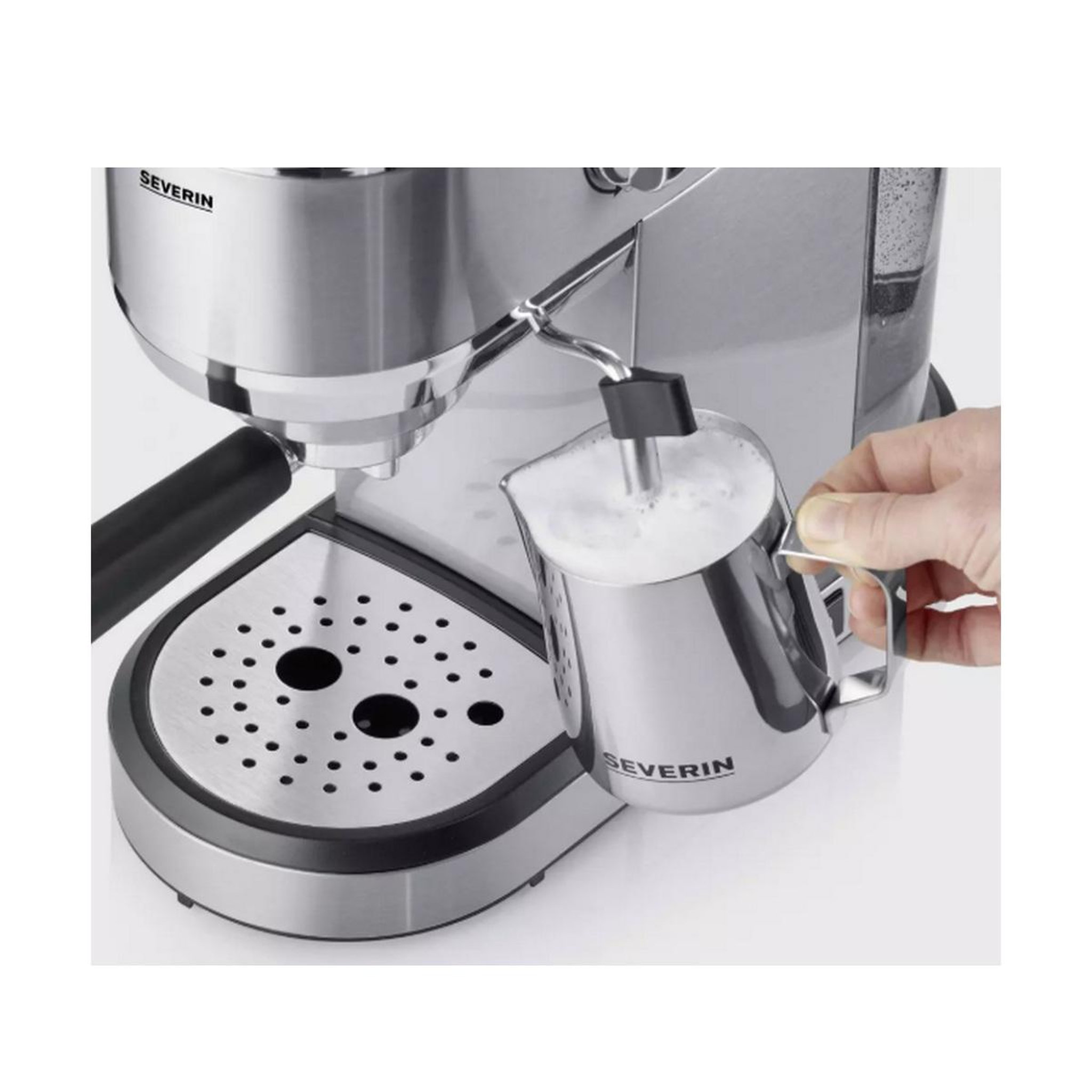Voir la diapositive 2 : SEVERIN Machine à expresso 20 bars gris - ka5997