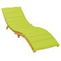 Voir la diapositive 3 : VIDAXL Coussin de chaise longue vert vif 200x60x3 cm tissu oxford