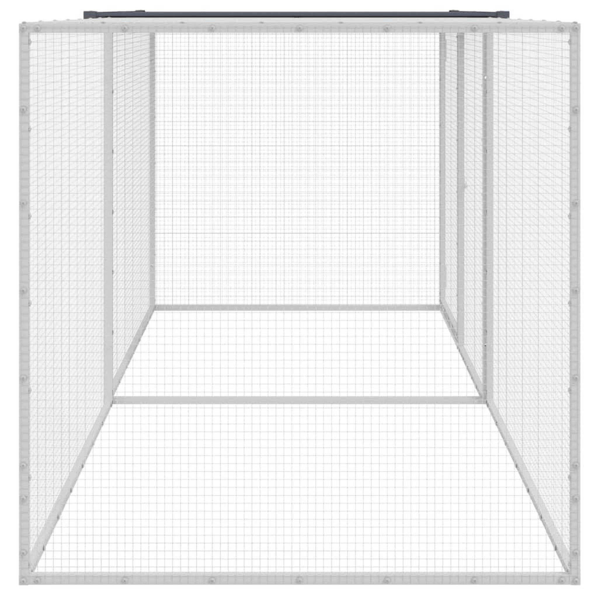 Voir la diapositive 4 : VIDAXL Poulailler avec toit anthracite 203x98x90 cm acier galvanise