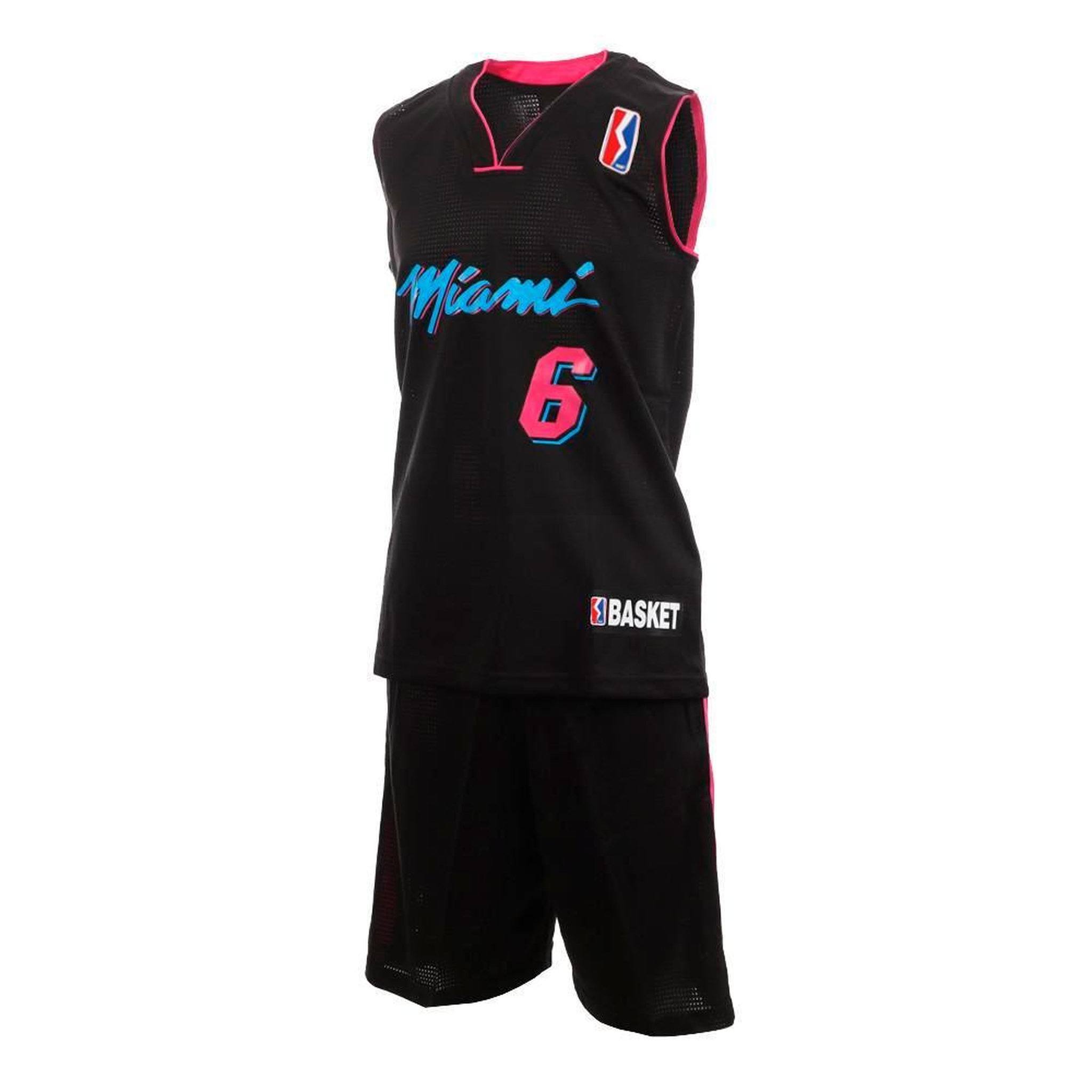Voir la diapositive 1 : SPORTZONE Miami Heat Ensemble de basketball Noir Enfant Sport Zone