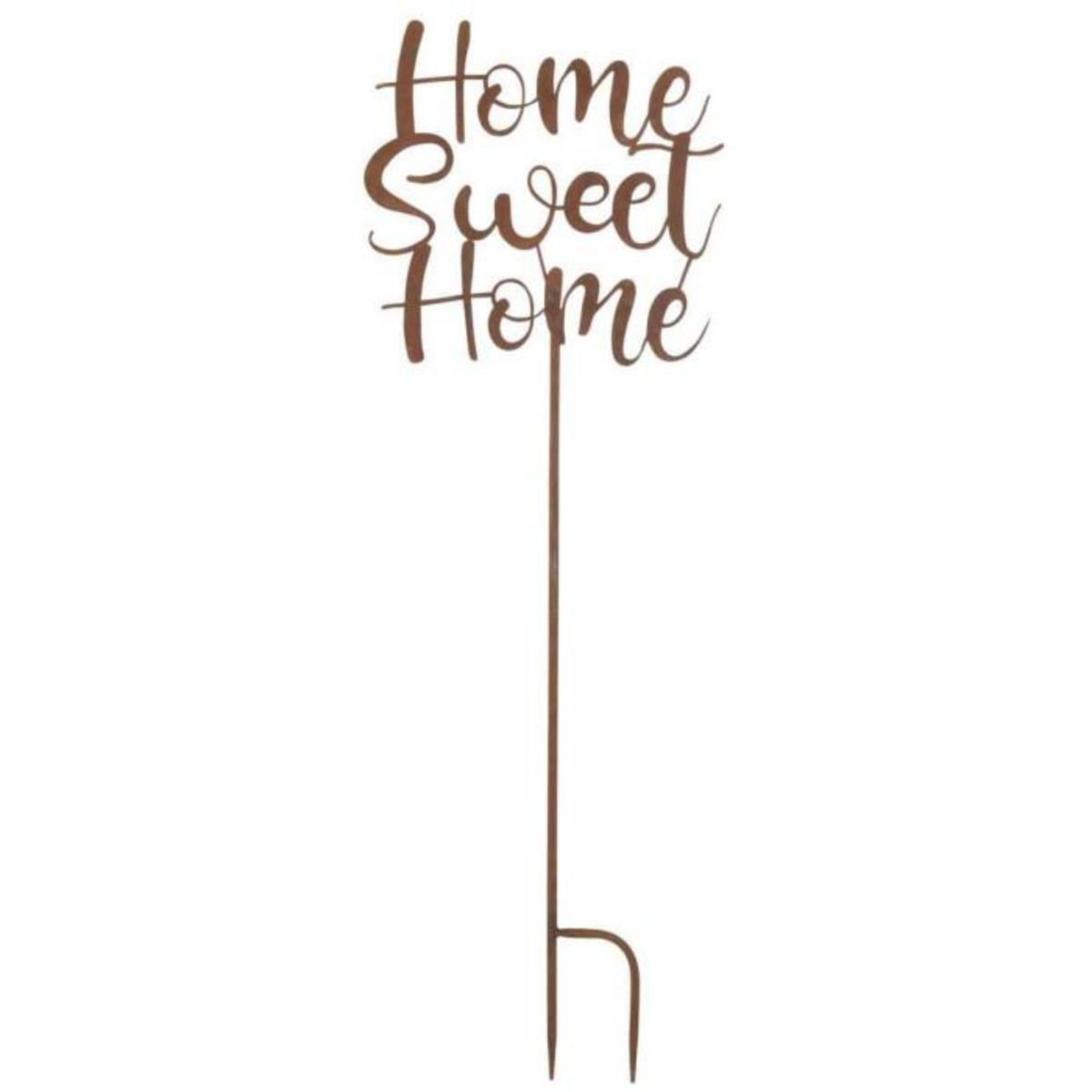 Paris Prix Décoration de Jardin  Home Sweet Home  90cm Marron