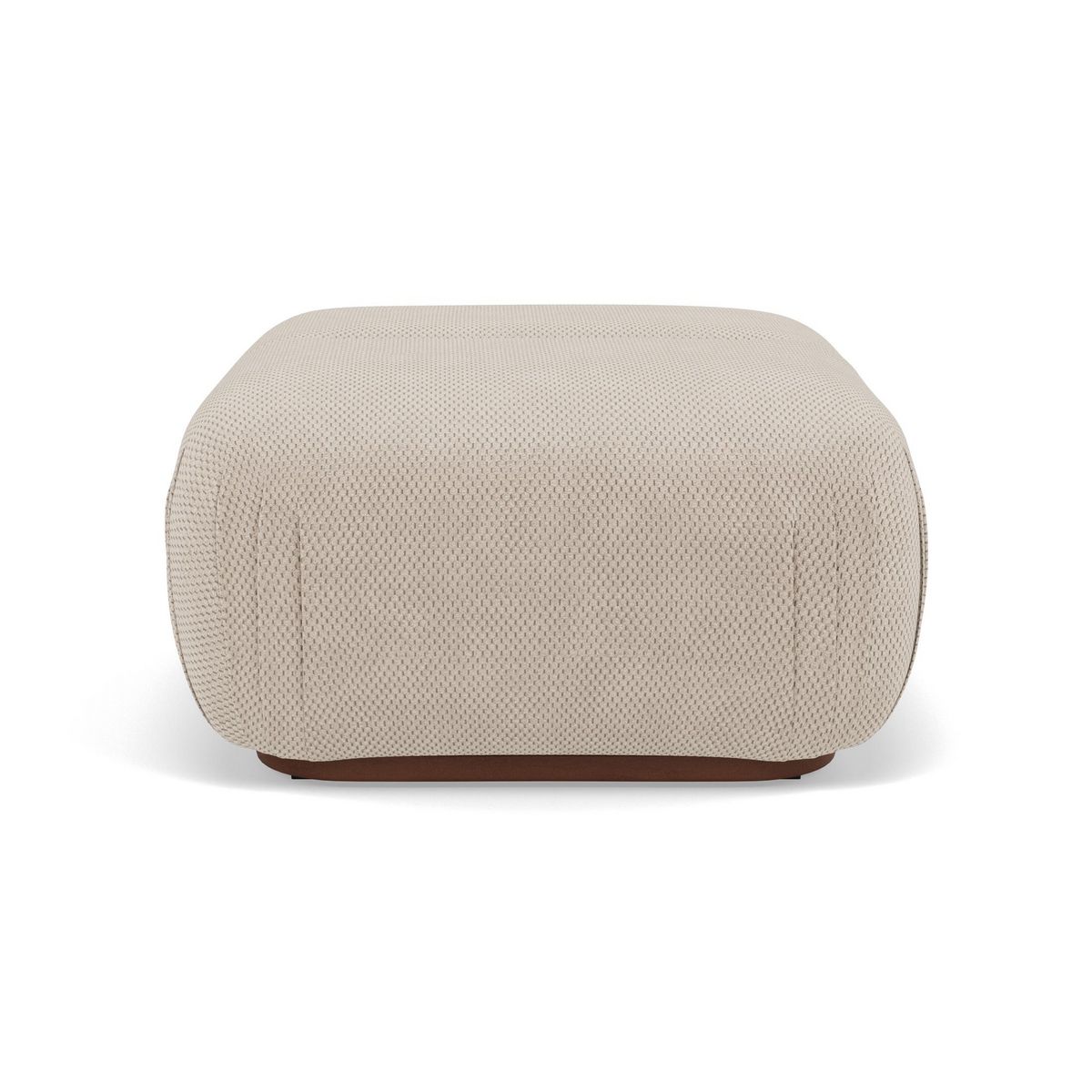 LISA DESIGN Penelope - pouf en velours texturé