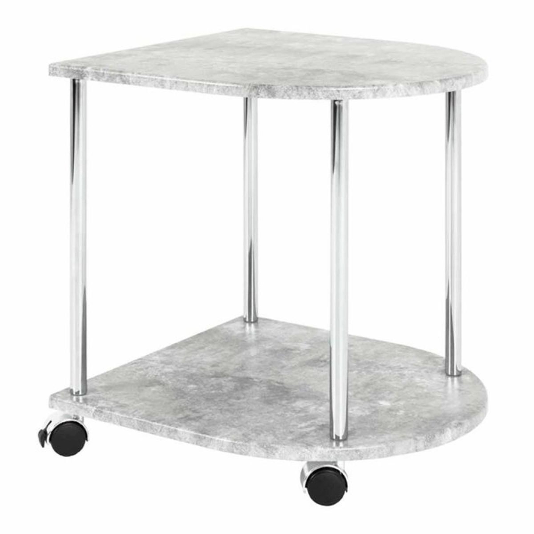 Paris Prix Desserte de cuisine effet béton  miguel  45cm gris