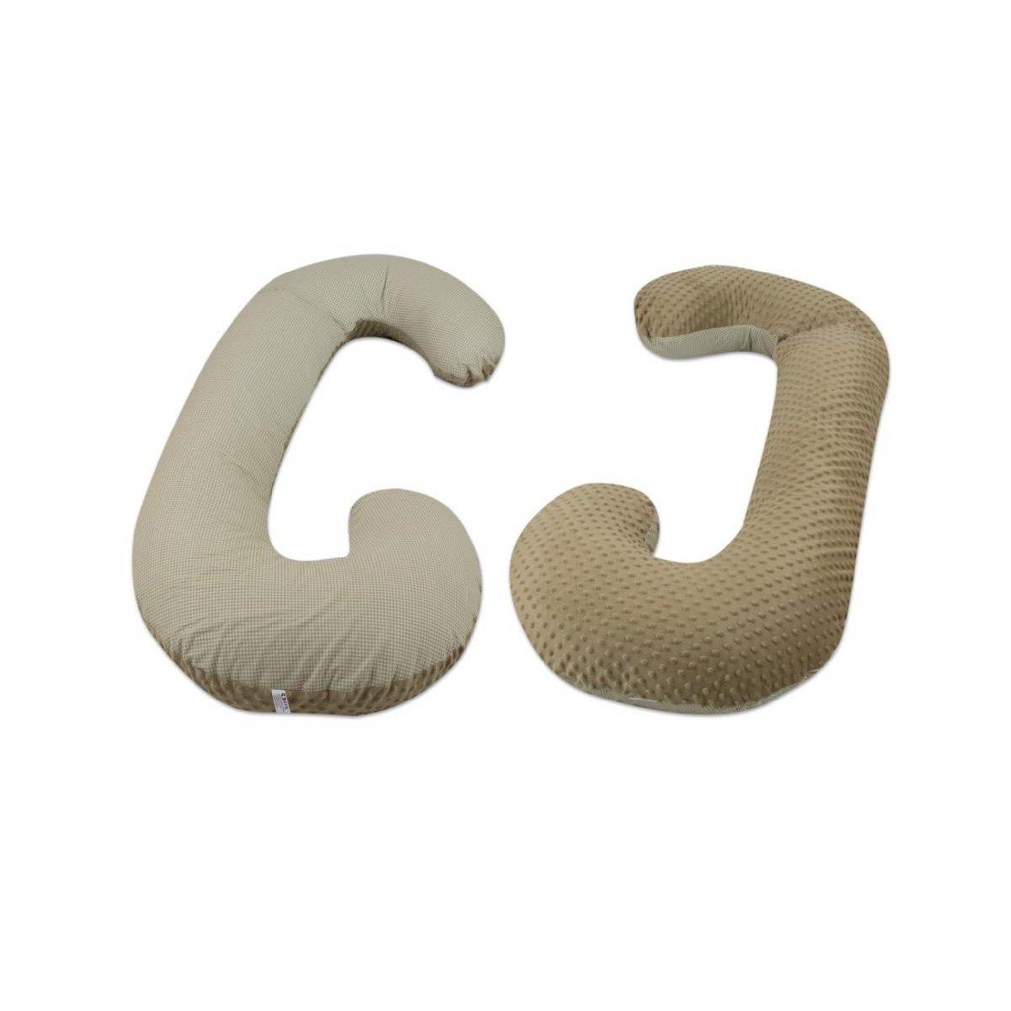 VELINDA Coussin pre/post natal usages multiples beige à carreaux – cappuccino