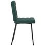 Voir la diapositive 5 : VIDAXL Chaises a manger lot de 2 Vert fonce Velours