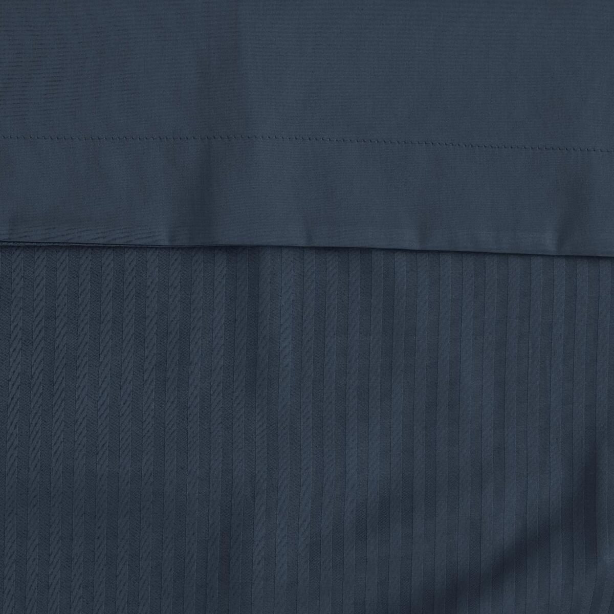 Sensei Maison Housse de couette rayée réversible satin de coton VERSALUXE