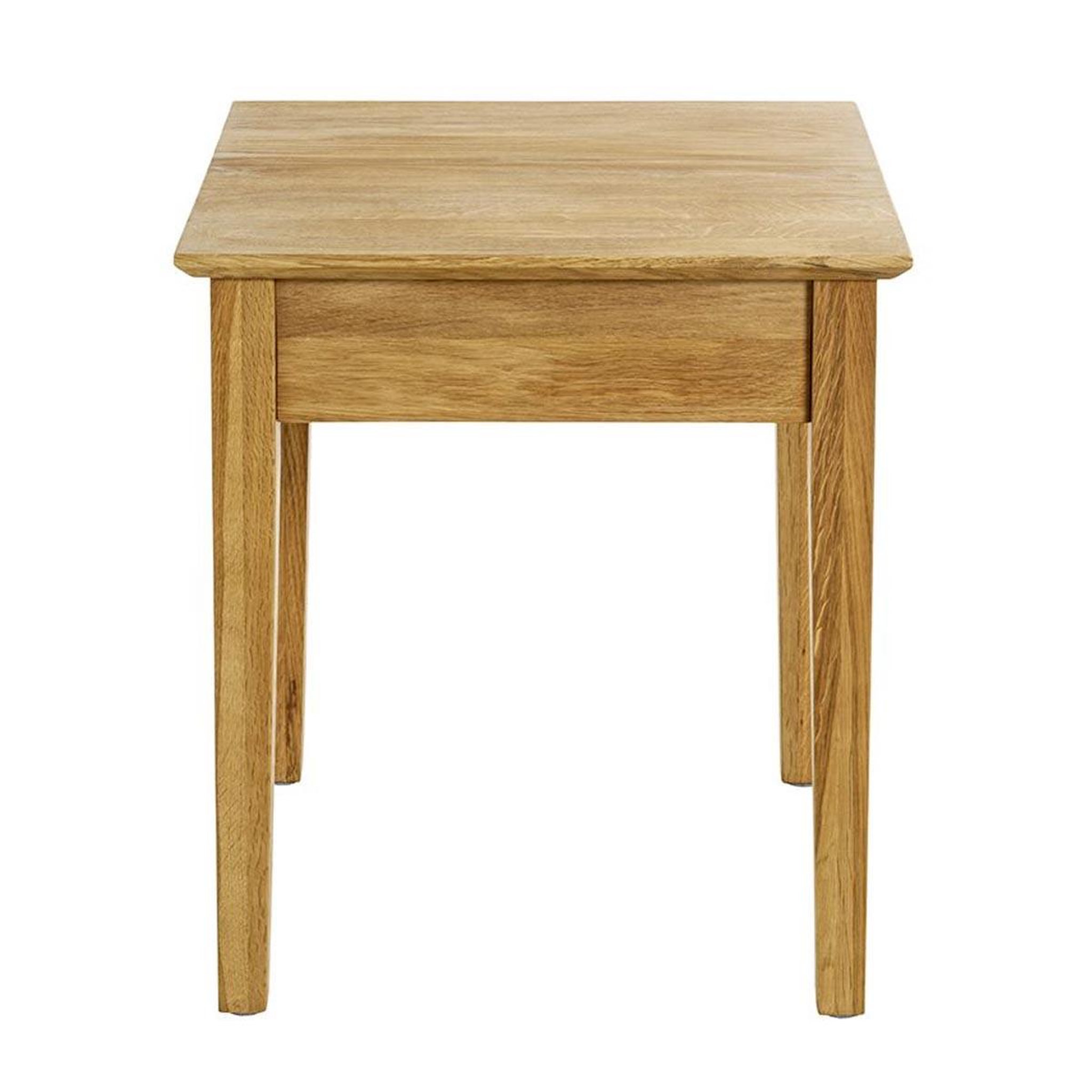 Voir la diapositive 2 : Paris Prix Table d'appoint en bois  mani  52cm chêne