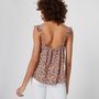 Voir la diapositive 2 : IN EXTENSO Débardeur beige imprimé nature femme