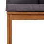Voir la diapositive 5 : VIDAXL Salon de jardin 8 pcs avec coussin Bois d'acacia solide