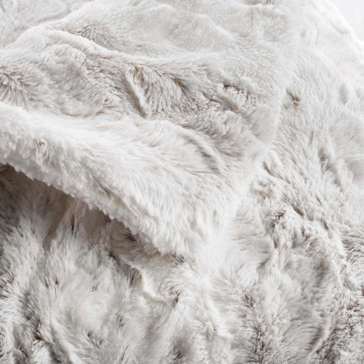 Paris Prix Plaid XL Imitation Fourrure Sherpa  Alaska  220x240cm Naturel