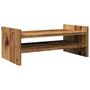 Voir la diapositive 6 : VIDAXL Support de moniteur vieux bois 50x27x20 cm bois d ingénierie