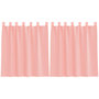 Voir la diapositive 2 : VIDAXL Rideaux en voile avec passe-tringles 2 pcs rose