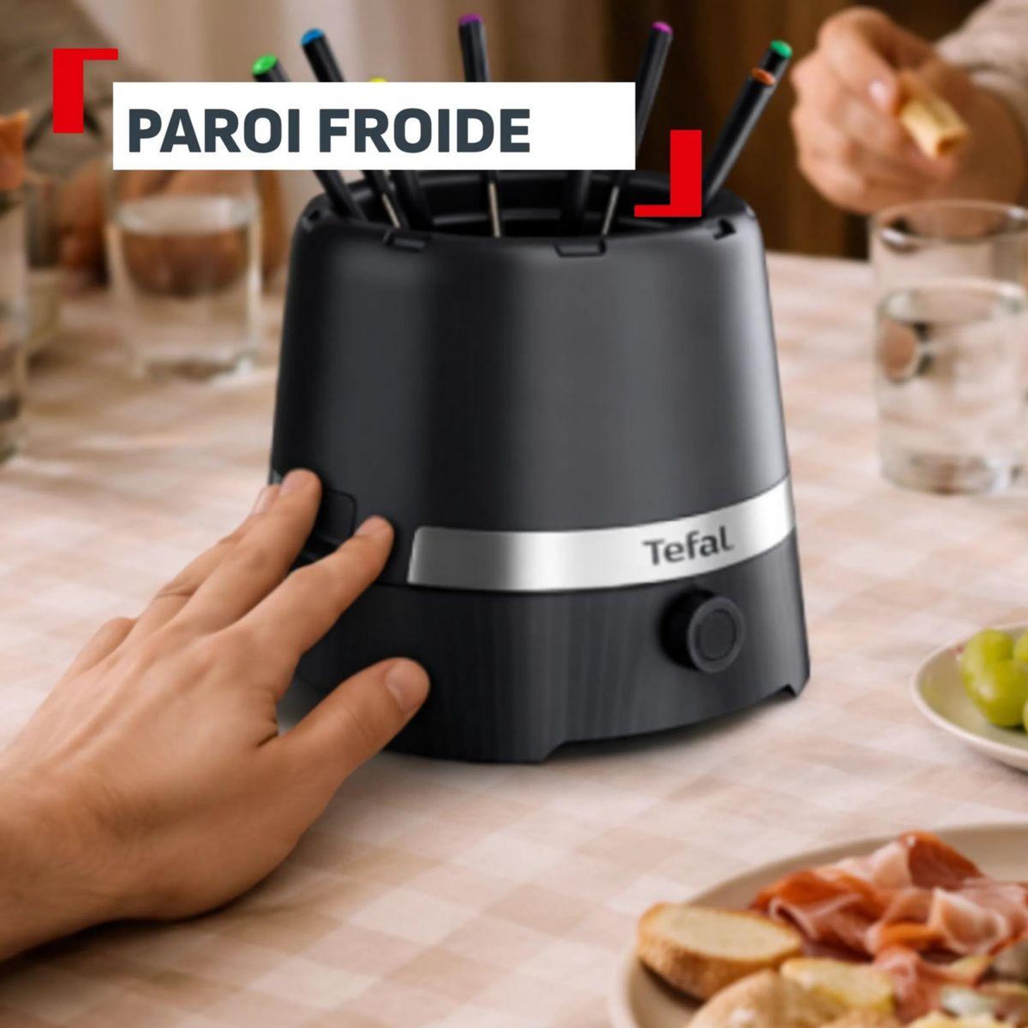 Voir la diapositive 3 : TEFAL Fondue ThermoRespect EF2758F0