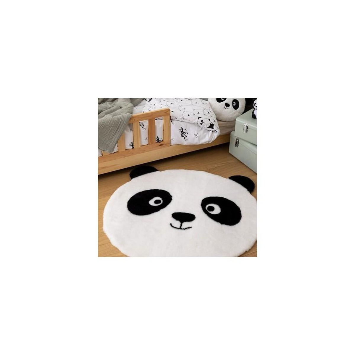 ATMOSPHERA Tapis PANDA diamètre 100cm rond