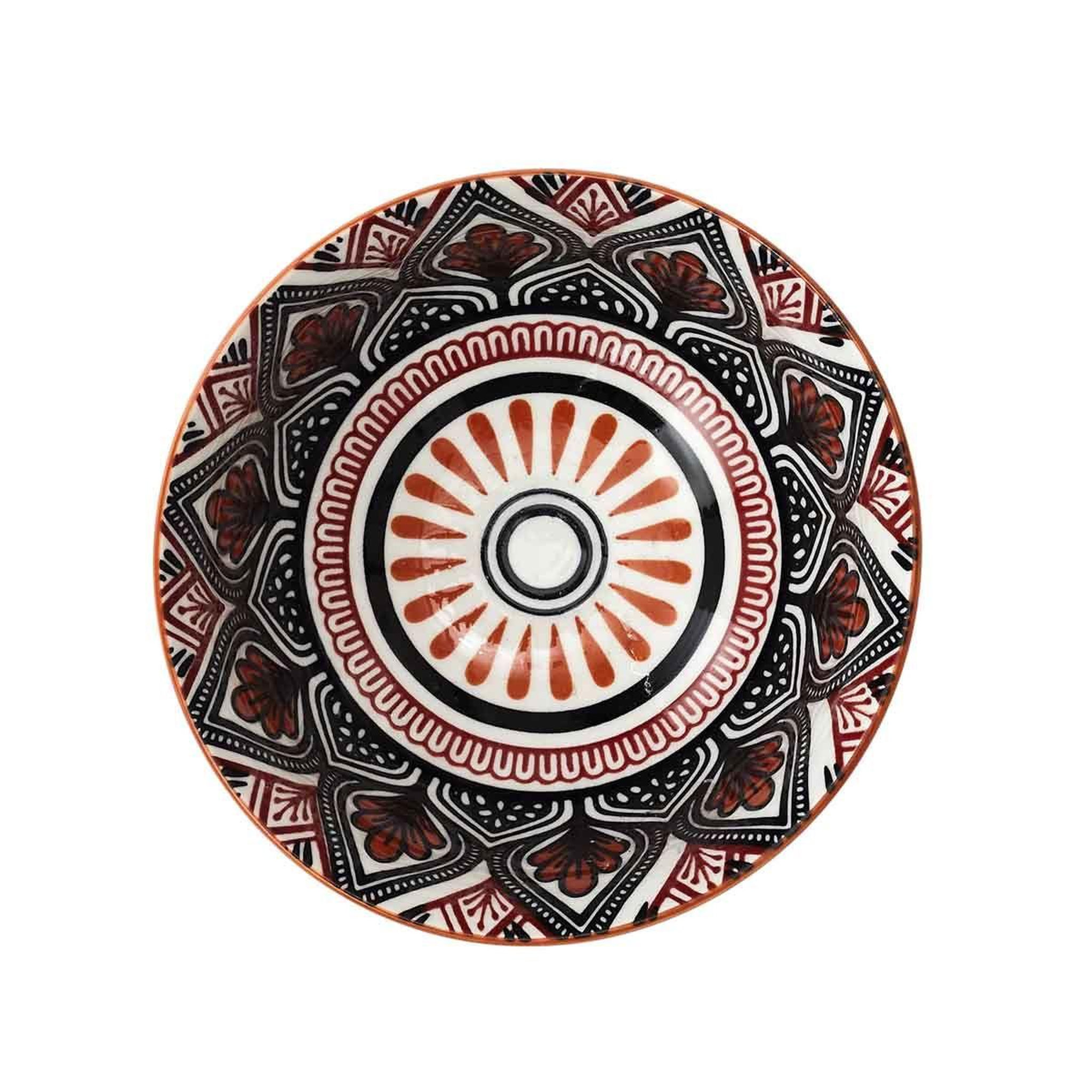 Voir la diapositive 2 : The Home Deco Factory Coupelle en Céramique  Mandala  22cl Orange