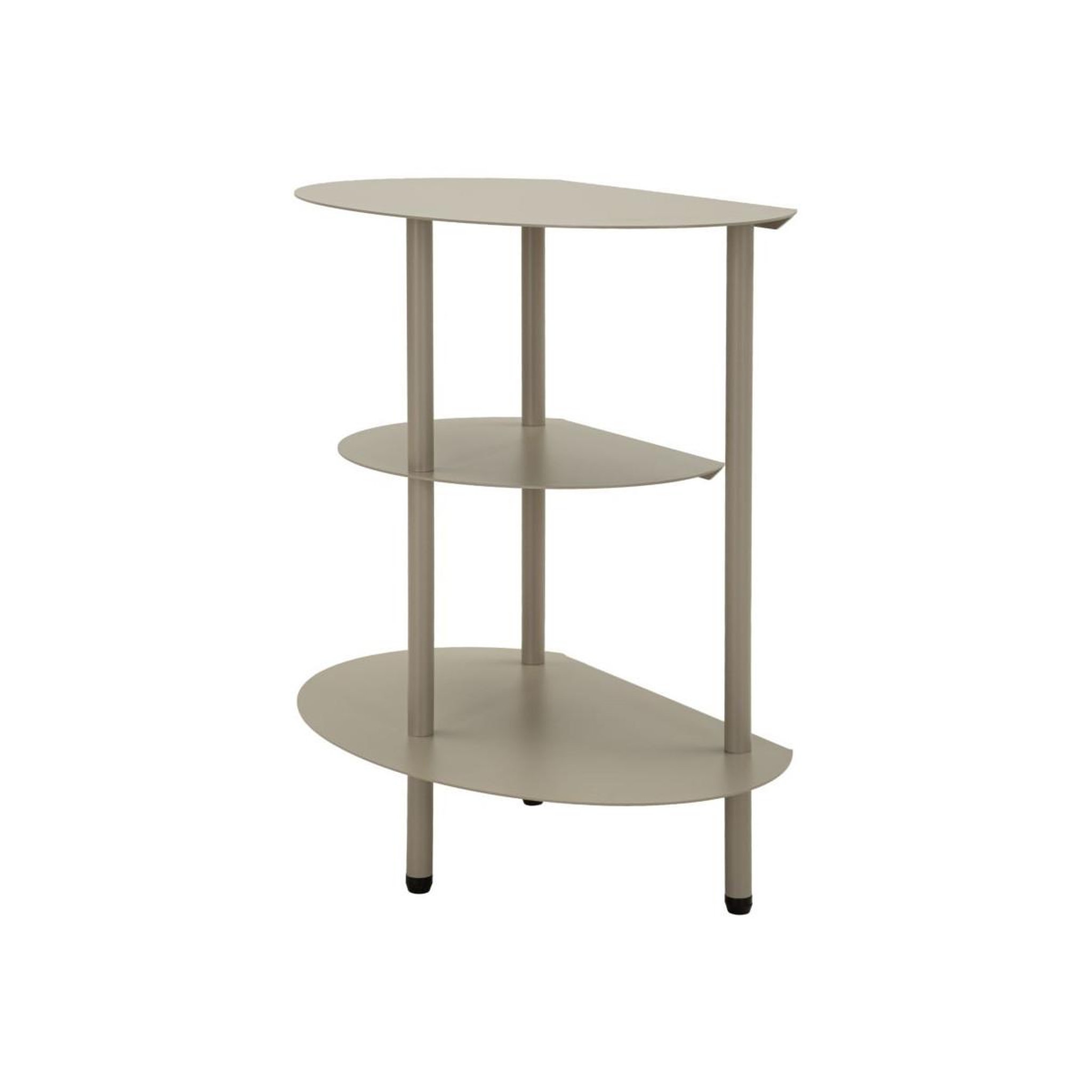 Voir la diapositive 4 : Paris Prix Table de chevet 3 niveaux  saturno  49cm taupe