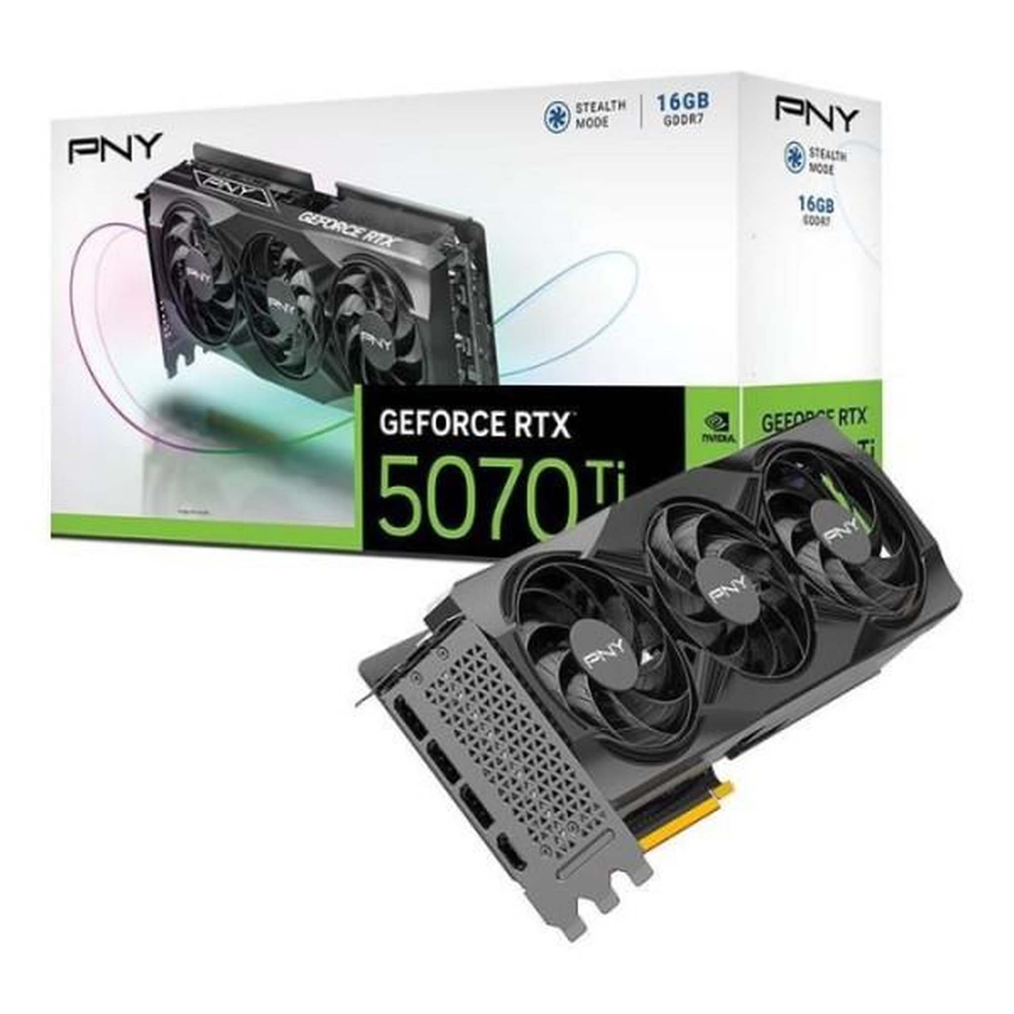 PNY Pny - vcg5070t16tfxpb1 - carte graphique - nvidia blackwell gb203 - rtx 5070 ti - 16gb gddr7