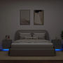 Voir la diapositive 1 : VIDAXL Armoires de chevet et lumieres LED 2 pcs sonoma gris