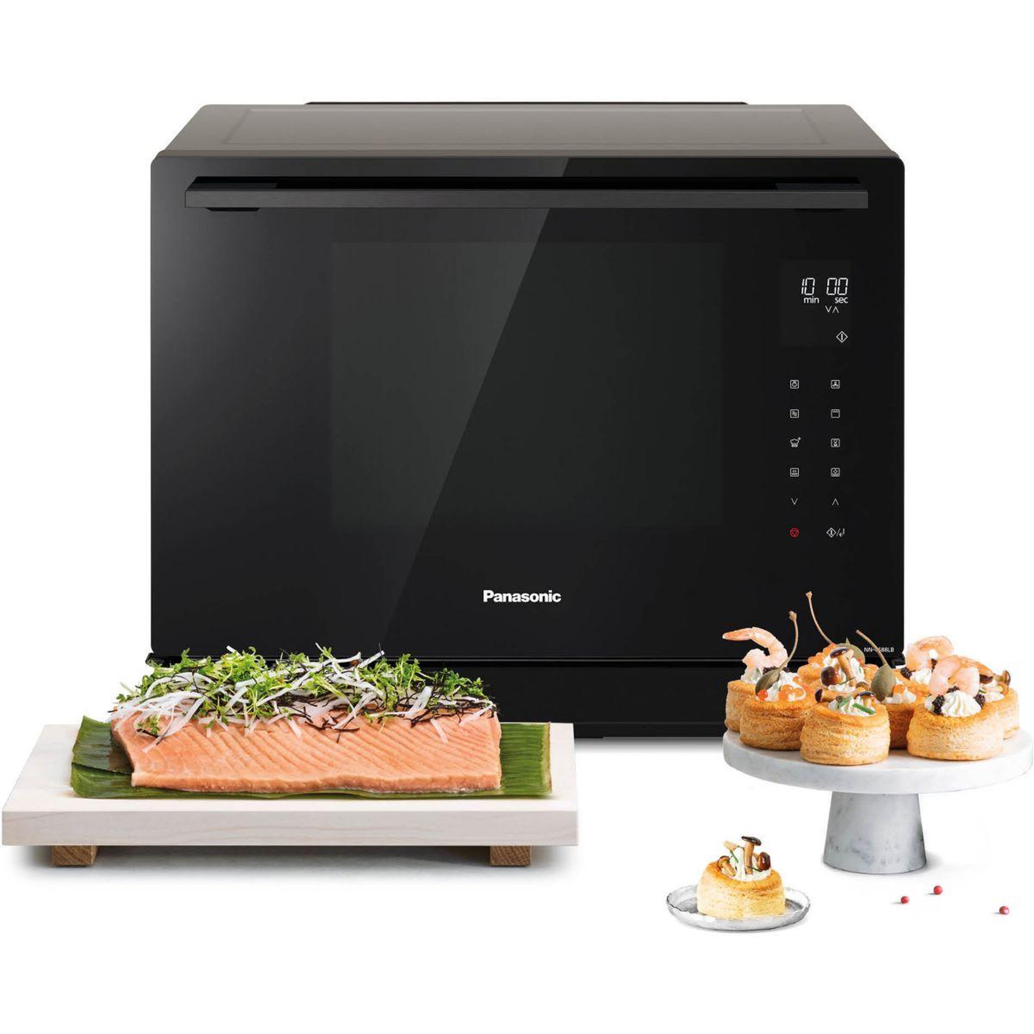 Voir la diapositive 2 : PANASONIC Micro ondes combiné NN-CS88LBEPG