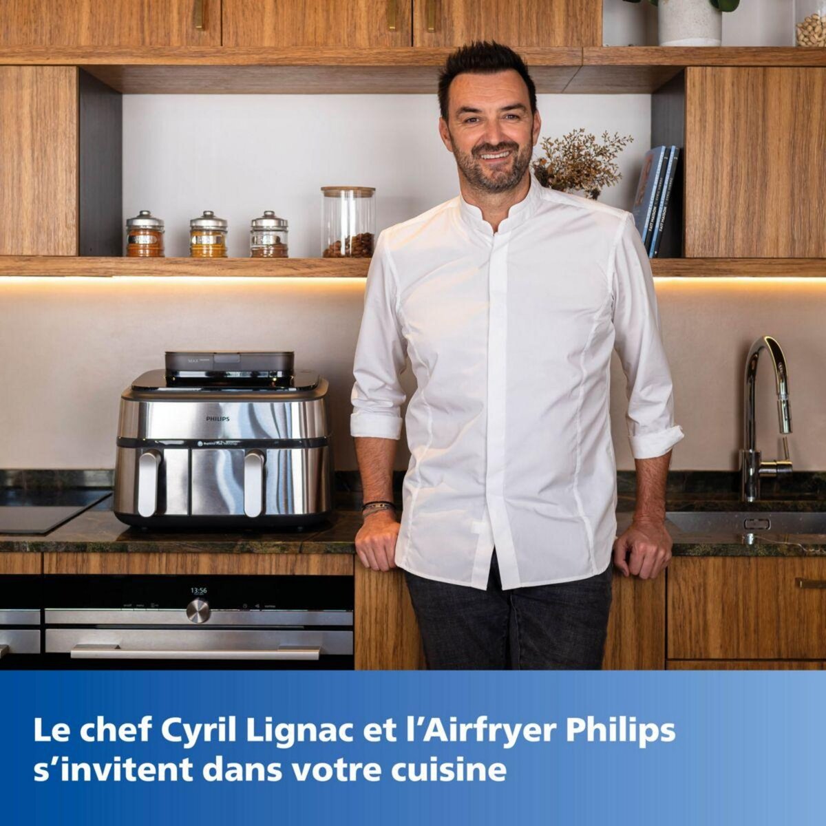 Philips Airfryer Double Panier vapeur Série 5000  9,0L NA555/00