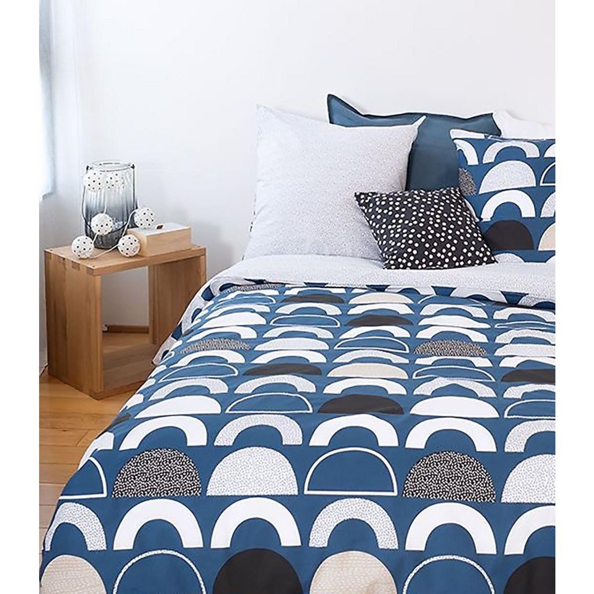 Home collection Parure housse de couette 100% coton 57fils berlioz