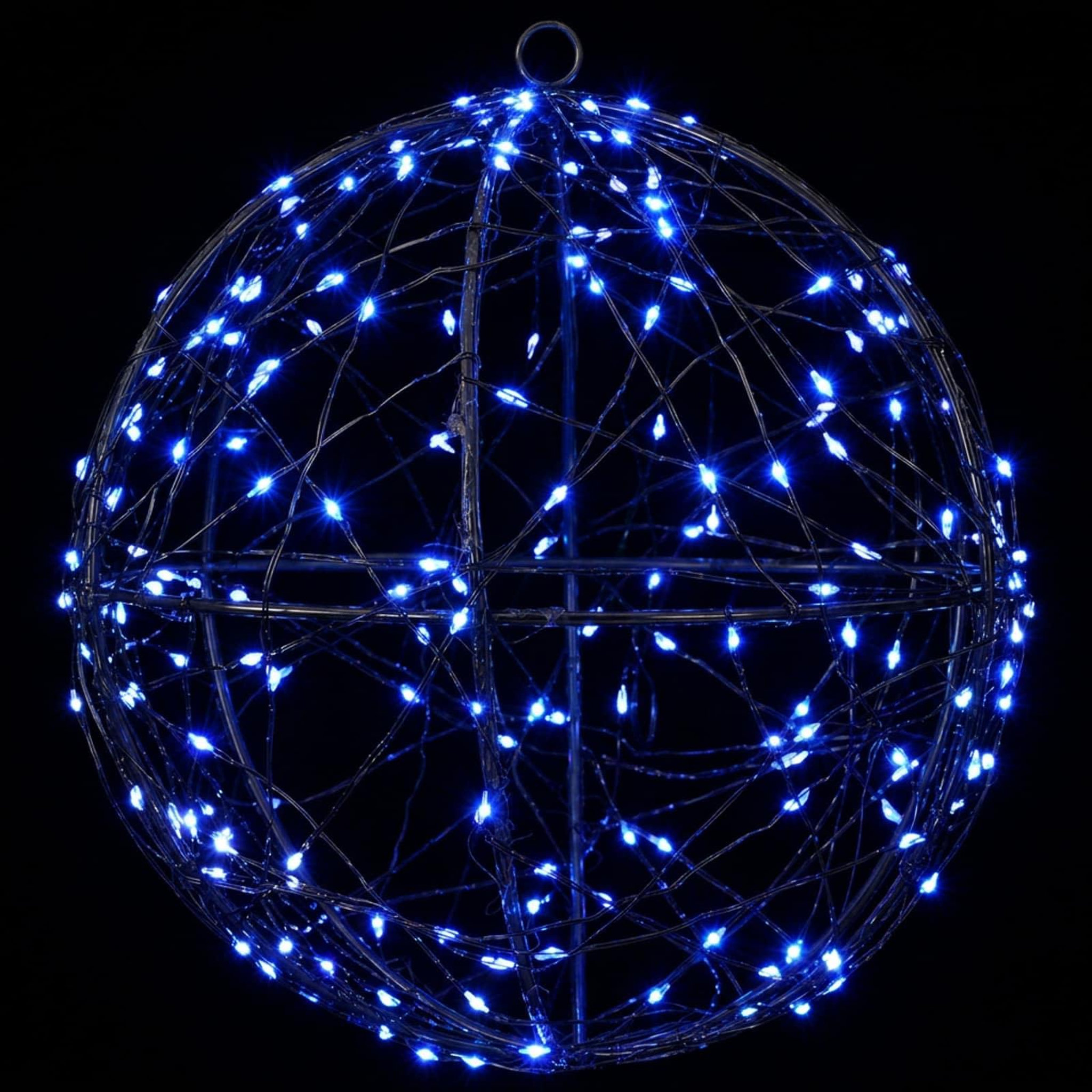 Voir la diapositive 5 : VIDAXL Lumiere de finial de Noël 200 LED Bleu Ø 20 x 22 cm