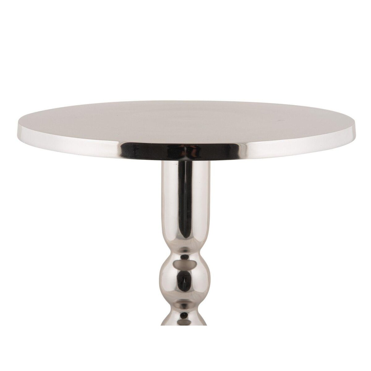 Leitmotiv Table d'appoint en aluminium chromé ORION - Argent