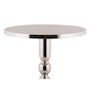 Voir la diapositive 3 : Leitmotiv Table d'appoint en aluminium chromé ORION - Argent