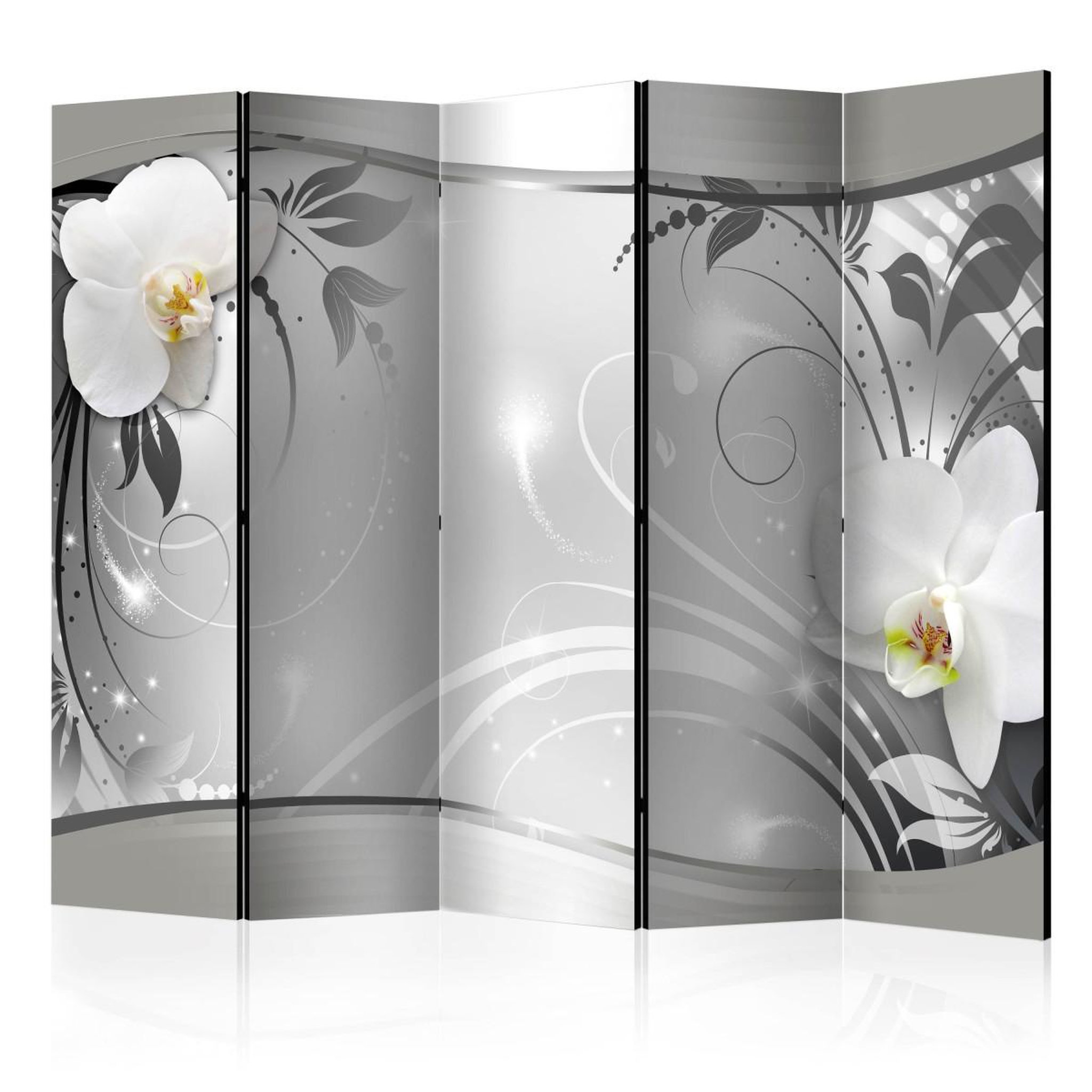 Paris Prix Paravent 5 volets  silver abstract  172x225cm